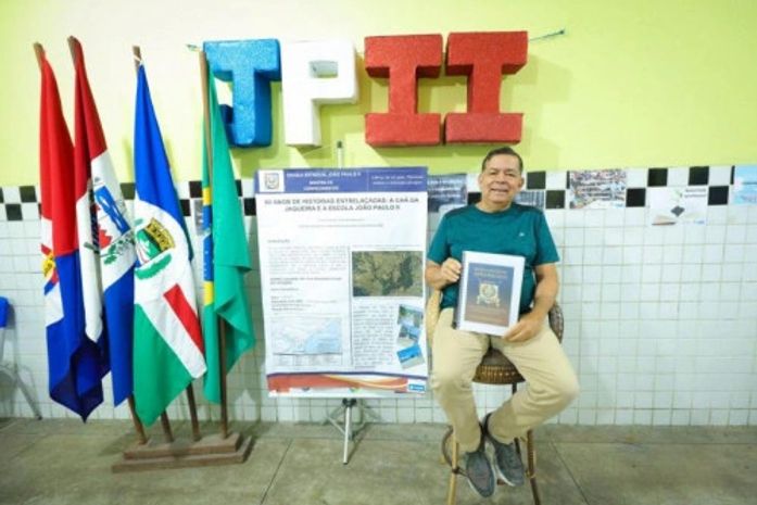 Secretário escolar resgata 60 anos de história de escola estadual na Chã da Jaqueira