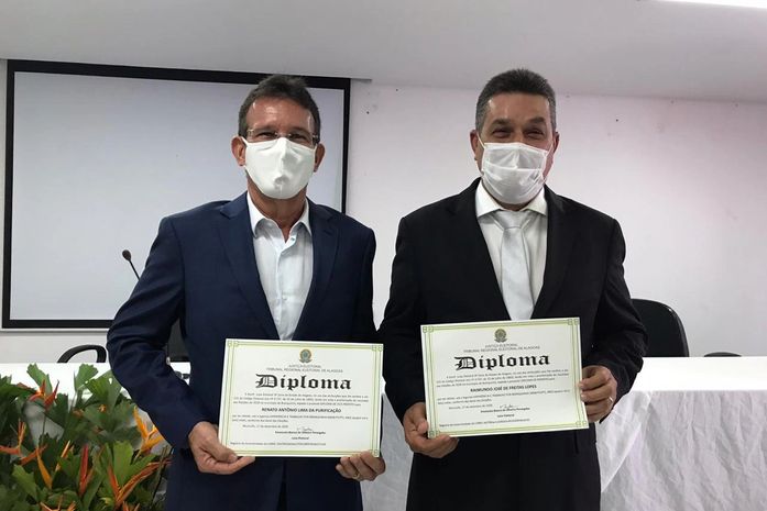 Neno Freitas é diplomado prefeito de Branquinha