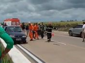 Grave acidente na BR-101 deixa motorista preso às ferragens em São Miguel dos Campos