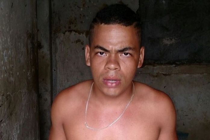 João Luiz Batista Santos, de 19 anos, foi preso acusado de assassinar carbonizado Edvaldo dos Santos, de 45 anos.