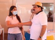 Prefeito de Rio Largo acompanha vacinação de pessoas acima de 45 anos