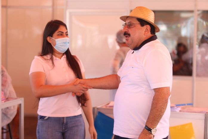 Prefeito de Rio Largo acompanha vacinação de pessoas acima de 45 anos