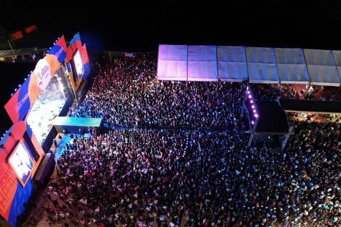 Festa de Bom Jesus do Navegantes em Penedo: Shows lotam Arena Sinimbú