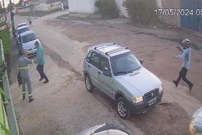 Vídeo Imagens Flagram Momento Em Que Vítima Tem Carro Roubado Ao Chegar No Local De Trabalho 