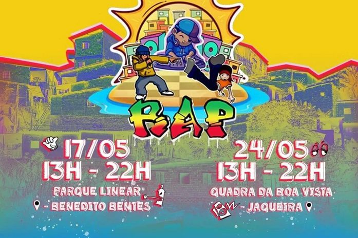 Festival Favela Rap leva rima, arte e cultura periférica às ruas de Maceió