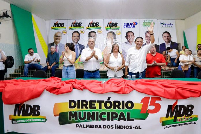 MDB: Multidão prestigia ato político de Tia Júlia, Silvio Camelo e Júlio Cezar