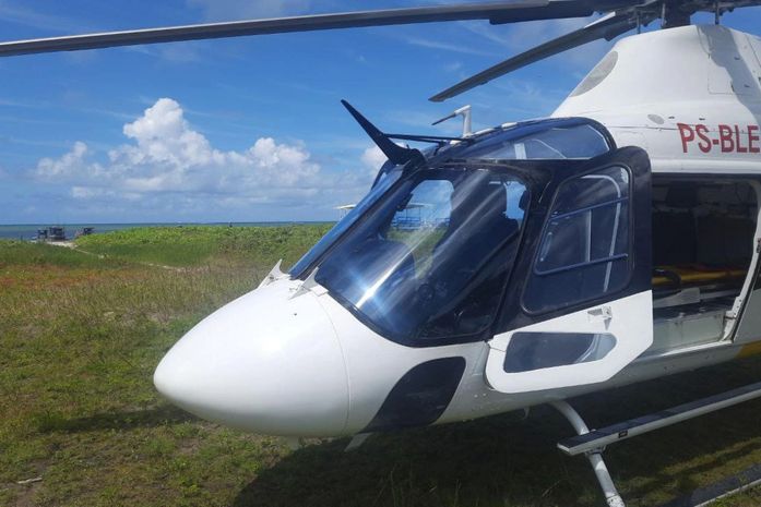 Após se afogar em piscina, em Paripueira, criança de 3 anos é resgatada por helicóptero do Samu