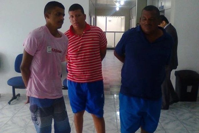 Presos na operação