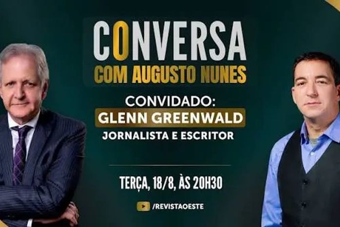 Um episódio que explica o Brasil recente: sete anos após agredir jornalista ao vivo, Augusto Nunes entrevista Glenn Greenwald
