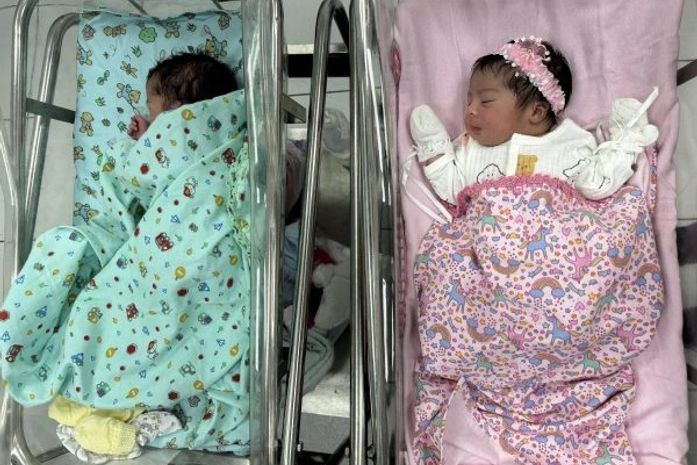 Mãe relata emoção do nascimento de gêmeos no Hospital da Mulher