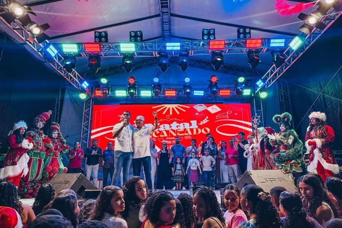 Igreja Nova abre oficialmente o Natal Encantado com grande público na Praça Multieventos