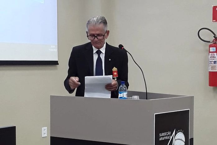 Ex-deputado Ismael Pereira toma posse no Rotary Club Centro Arapiraca