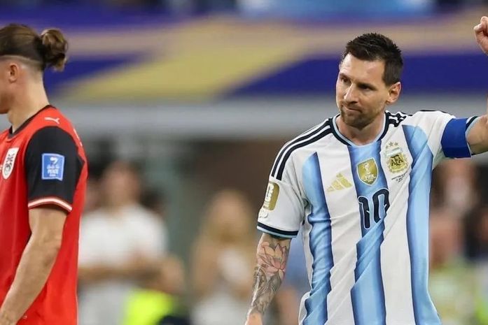 Messi faz história, Argentina vence Áustria e vai ao mata-mata da Copa