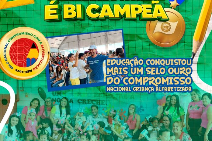Santana do Mundaú garante mais um Selo Ouro no Compromisso Nacional Criança Alfabetizada