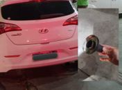 Carro é flagrado com descarga adulterada em Maceió; equipamento gera ruído excessivo e risco de gases tóxicos
