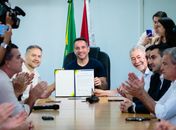 Governador e ministro autorizam duplicação da BR-424 e dão início ao Arco Metropolitano
