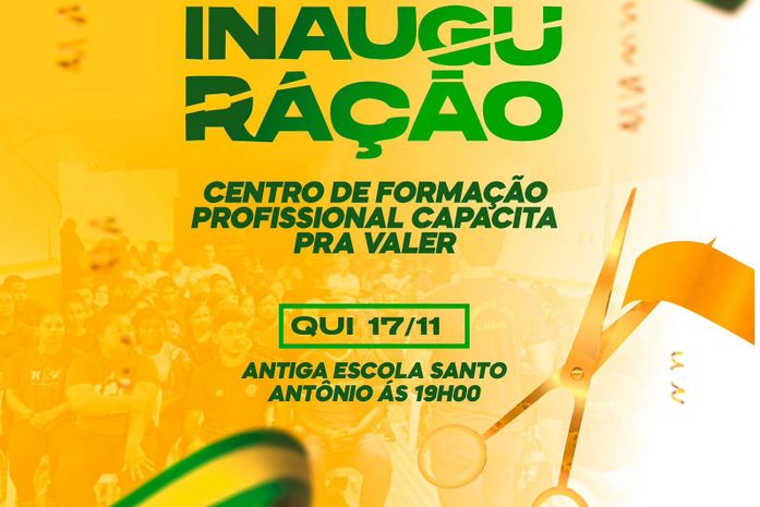 Prefeitura da Barra de Santo Antônio realizará a inauguração do Centro de formação profissional ‘Capacita pra valer’