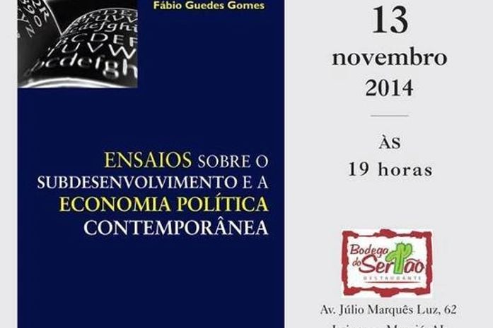 Livro analisa comportamento da economia alagoana e nordestina