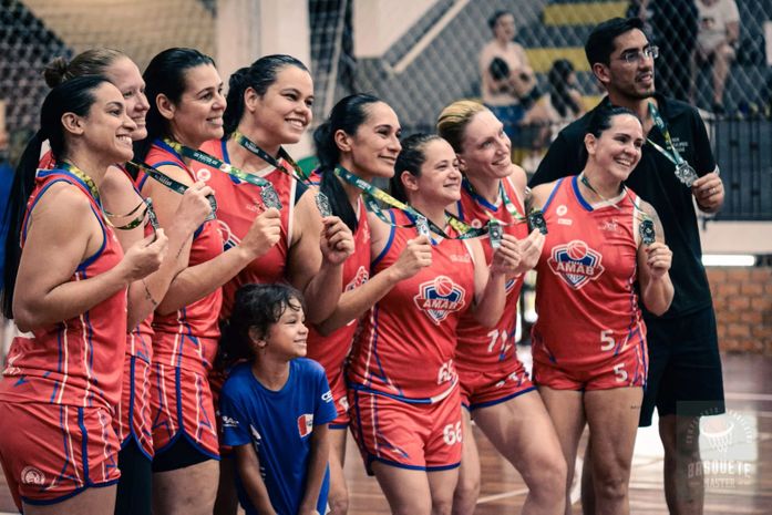 Com única representação por Alagoas, time feminino conquista o vice campeonato no XXXIX Brasileiro Master de Basquetebol