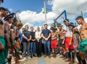 Prefeito Lucas Santos recebe governador, Paulo Dantas, para inauguração de obras e assinatura de ordens de serviço em Traipu 