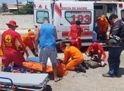 Acidente aconteceu no bairro Cruz das Almas