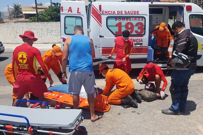 Acidente aconteceu no bairro Cruz das Almas
