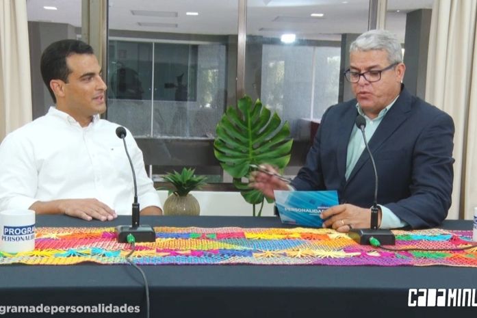 Programa Personalidades entrevista o presidente da Câmara Municipal de Maceió, Galba Novaes Netto