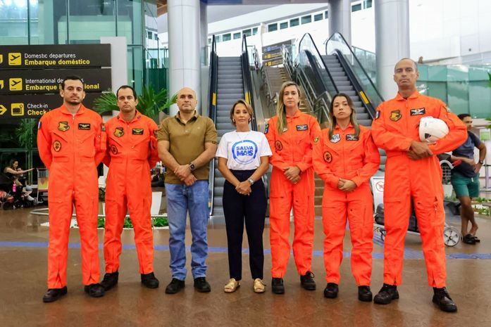 AL envia médicos e enfermeiros do grupamento aéreo para auxiliar em resgates no RS