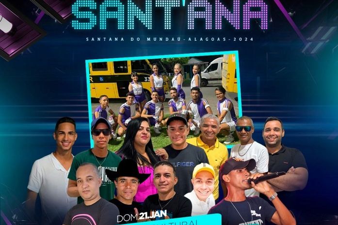 Santana do Mundaú: com artistas da terra e vasta programação artística, festa da Padroeira Sant’Ana inicia nesta sexta