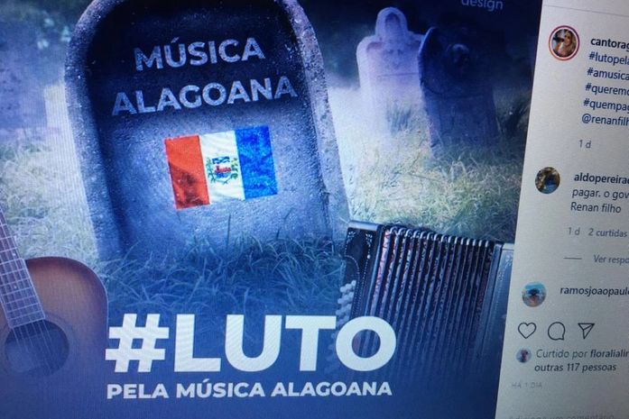 Música alagoana no cemitério, a revolta dos “artistas” e a campanha contra o governador