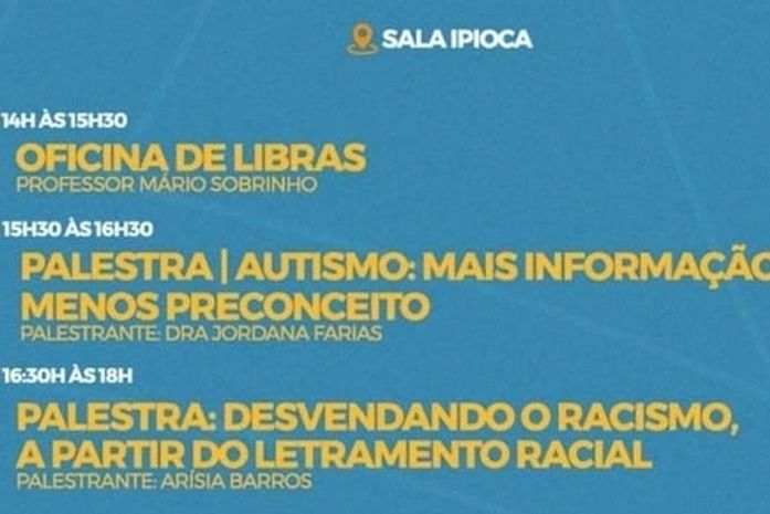 - Estou, em Recife, mas acho que chego a tempo para sua palestra, na Bienal.-
avisa a promotora de justiça, Alexandra Beurlen