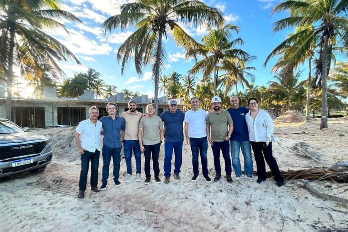 Coruripe recebe representantes da CVC em visita técnica às obras do Vila Galé