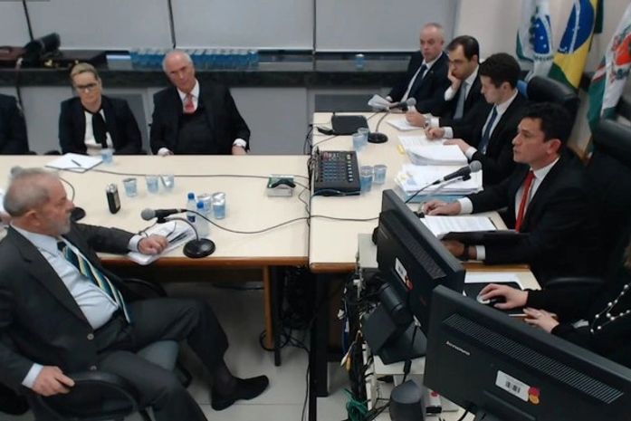 Ex-presidente Lula e juiz Sérgio Moro