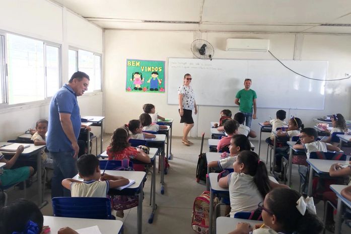 Aulas da rede municipal começaram nesta segunda, 11, em União dos Palmares