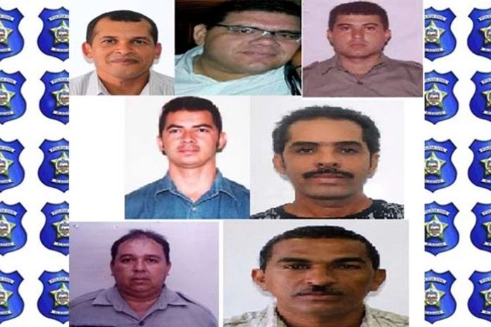 Antônio Flávio Santana, Gilberto Pitágoras, João Lourenço, Manoel Ferreira, Ubiratan Ferreira, Valdir Antônio e Valdir Luiz