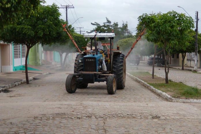 Prefeitura de Major Izidoro realiza desinfectação de bairros e ruas do município