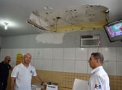 Parte de teto de Delegacia das Mulheres caiu