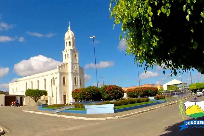 Igreja Matriz, cartão postal da cidade de Junqueiro/AL