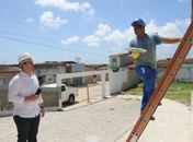 Prefeito Cacau realiza vistoria em obras do PSF da Terra da Esperança e José Dias