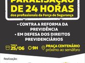 Sindpol convoca PCs para paralisação de 24h dos profissionais das Forças de Segurança no dia 25