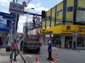 Semáforos de Arapiraca recebem símbolo do Outubro Rosa