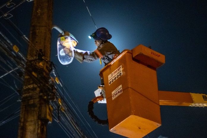 Maceió realizou mais de 3.700 manutenções da iluminação pública em janeiro