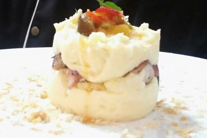 Escondidinho de polvo