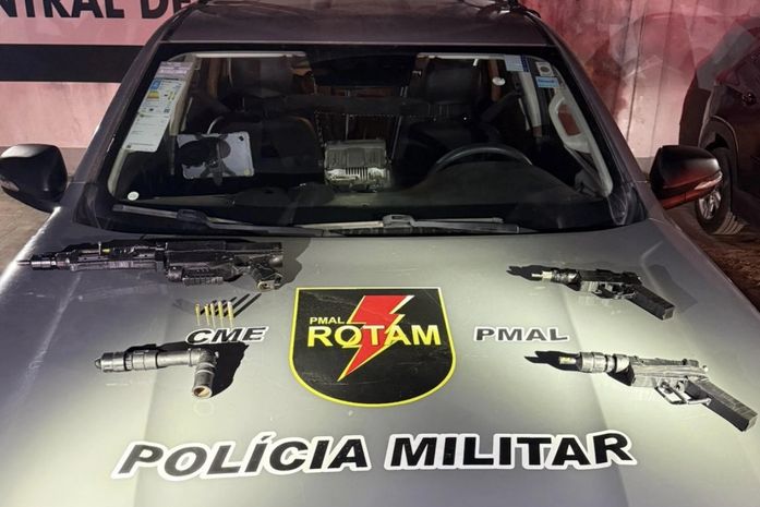Polícia Militar apreende sete armas em ocorrências registradas em Maceió e no interior