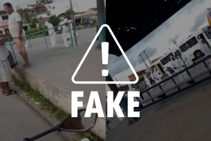 É falsa informação sobre suposta infecção em terminal de ônibus, em Maceió