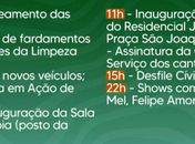 Prefeitura de Santana do Mundaú anuncia programação em comemoração aos 62 anos de emancipação política