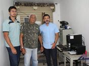 Presidente da Câmara, Maxwell Idalino e secretários da Junta Militar