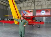 Mulher no ar: Equipe da TV Cidadã alagoas faz voo com piloto Alagoana
