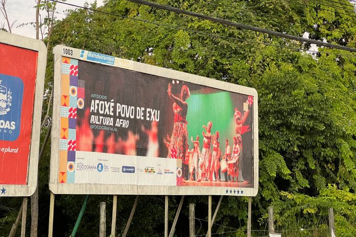 Fotógrafa eterniza elementos da cultura popular de AL em imagens expostas em outdoors