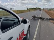 Patrol derruba poste em Arapiraca 
